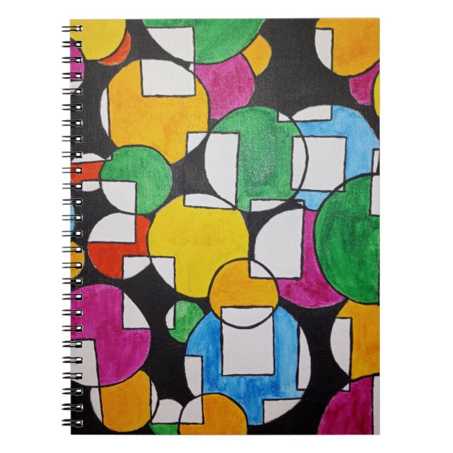 Cuaderno Burbujas abstractas (Frente)