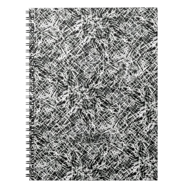 Cuaderno Burbujas blancas y negras (Frente)