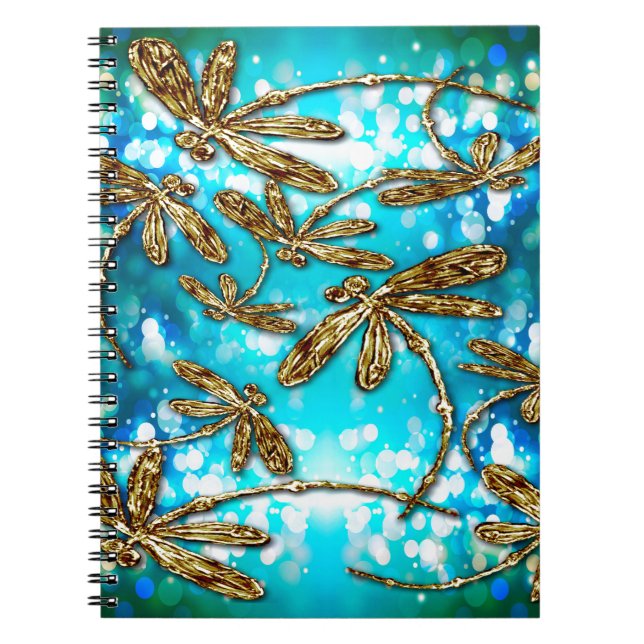 Cuaderno Burbujas de vuelo de Dragonfly (Frente)
