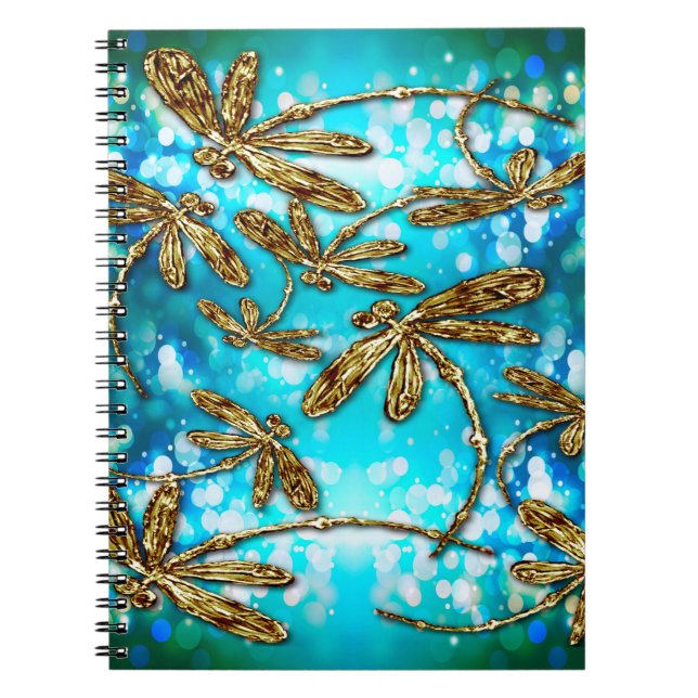 Cuaderno Burbujas de vuelo de Dragonfly (Frente)