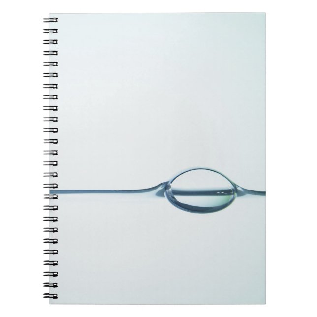 Cuaderno Burbujas en superficie del agua (Frente)