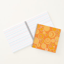 Cuaderno Burbujas en todas partes Naranja