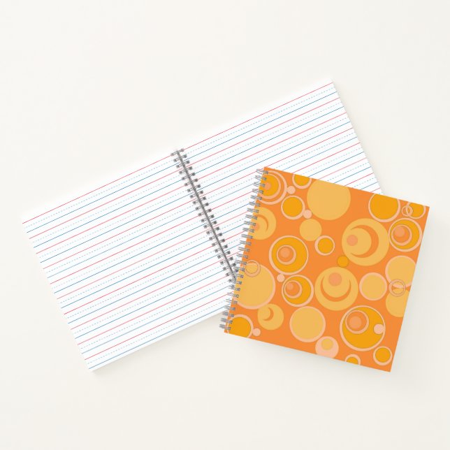 Cuaderno Burbujas en todas partes Naranja (Interior)