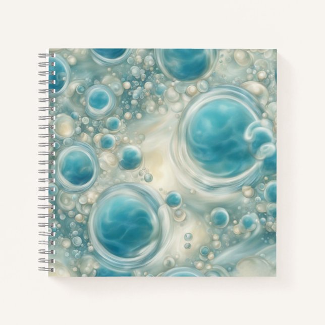 Cuaderno Burbujas marinas (Anverso)
