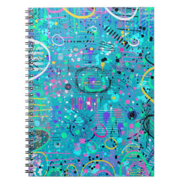 Cuaderno Burbujas Oceánicas: Arte Maximalista