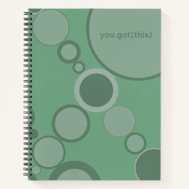Cuaderno ¡Burbujas verdes que tienes esto! Alentar