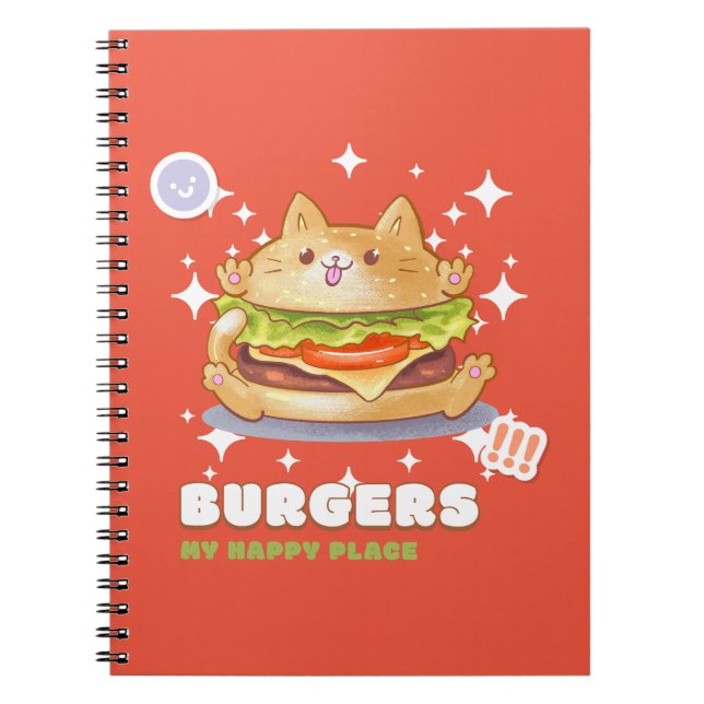 Cuaderno Burgers My Happy Place (Frente)