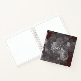 Cuaderno Burgundy Vida Floral Estilo de Vida con Estilo