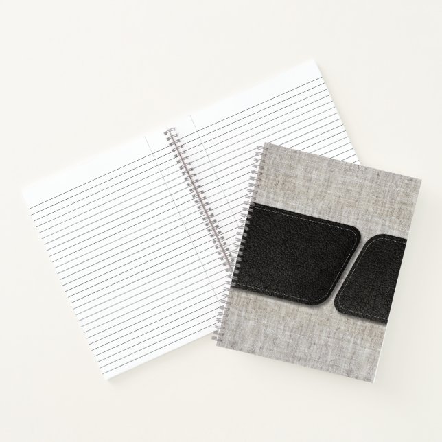 Cuaderno Burlap moderno (Interior)
