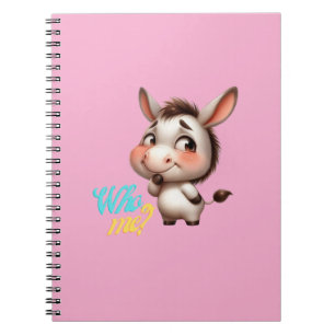 Cuaderno Burro Adorable para Navidades 2024 - Regalo perfec