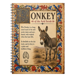 Cuaderno Burro, Arte de Bestiario Medieval