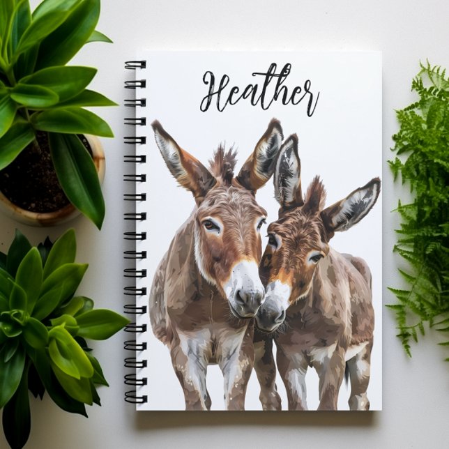 Cuaderno Burros Acuarela Personalizados  (Subido por el creador)