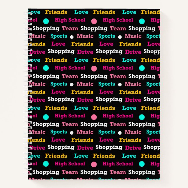 Cuaderno Burst of Personality in Every Sip (Anverso)