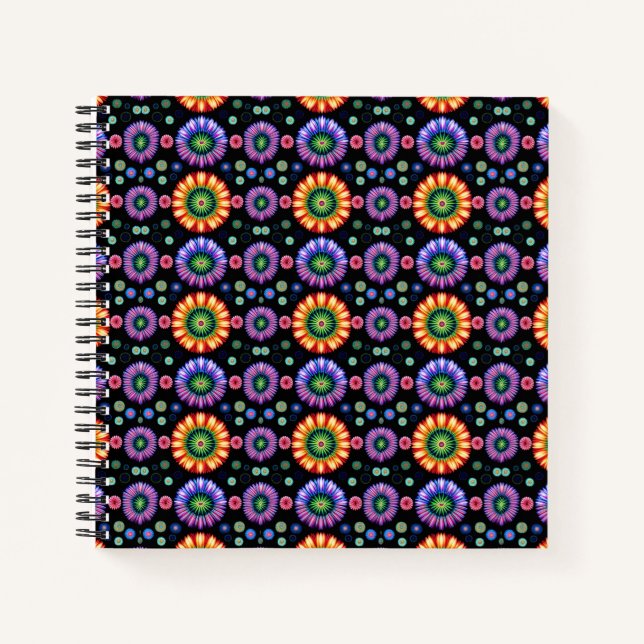 Cuaderno Burst psicodélico (Anverso)