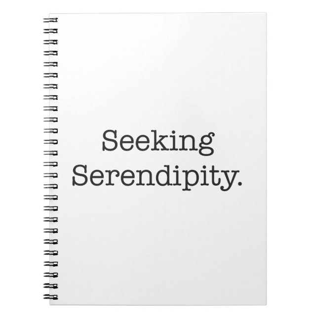 Cuaderno Buscando serendipia (Frente)