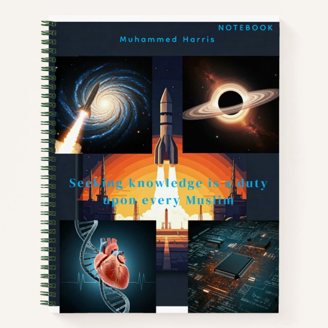Cuaderno Buscar conocimiento es un deber para todos los mus (Anverso)