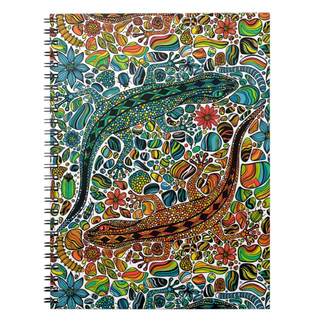Cuaderno Buscar los geckos (Frente)
