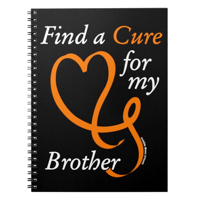 Cuaderno Buscar una cura/corazón/hermano...RSD/CRPS (Frente)