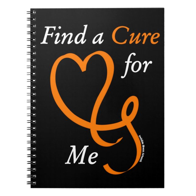 Cuaderno Buscar una cura/corazón/mí...RSD/CRPS (Frente)
