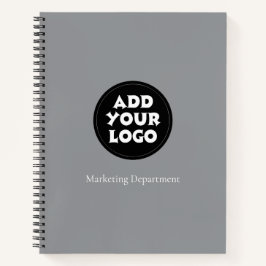 Cuaderno Business Logo And Text Simple Notebook
