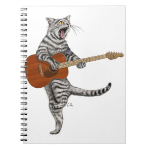 Cuaderno Busker, el gato guitarista