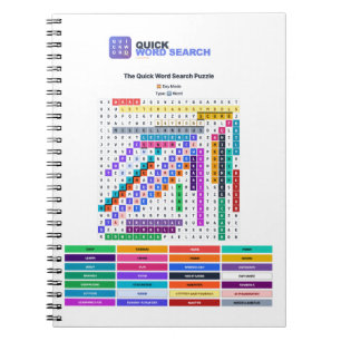 Cuaderno Búsqueda Rápida de Palabras — Modo Día