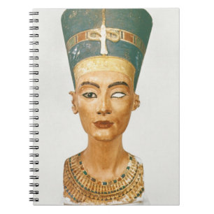 Cuaderno Busto de la reina Nefertiti, vista delantera, del