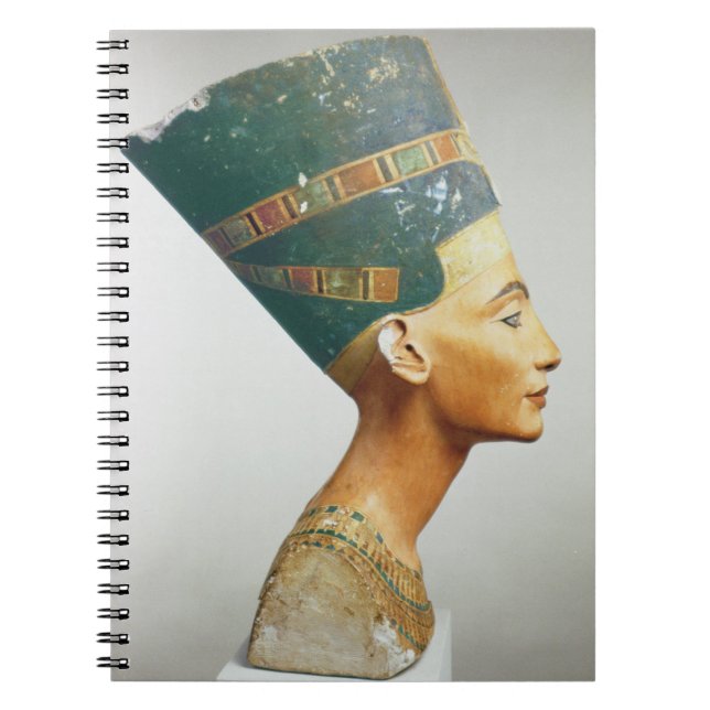 Cuaderno Busto de la reina Nefertiti, vista lateral, del (Frente)