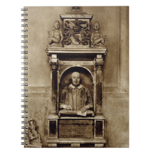 Cuaderno Busto de William Shakespeare (1564-1616) y del