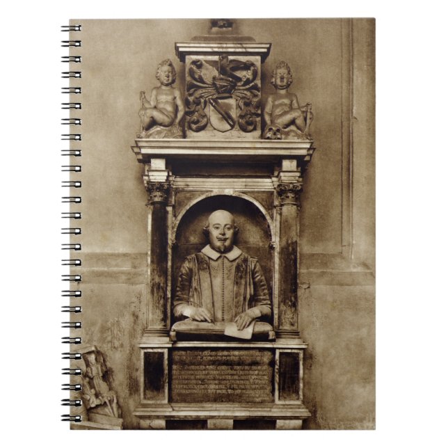 Cuaderno Busto de William Shakespeare (1564-1616) y del (Frente)