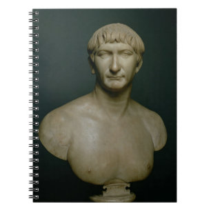 Cuaderno Busto del retrato del emperador Trajan (53-117