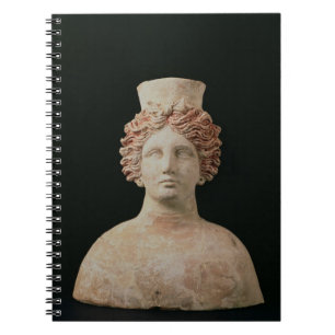 Cuaderno Busto femenino con los kalathos de Ibiza, siglo V