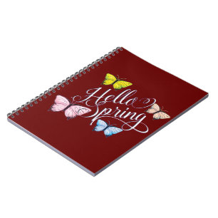Cuaderno Butfly Hello Spring