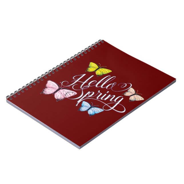 Cuaderno Butfly Hello Spring (Lado Izquierdo)