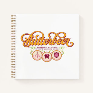 Cuaderno BUTTERBEER™ Disponible en Tabernas Mágicas