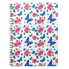 Cuaderno Butterflies and Roses