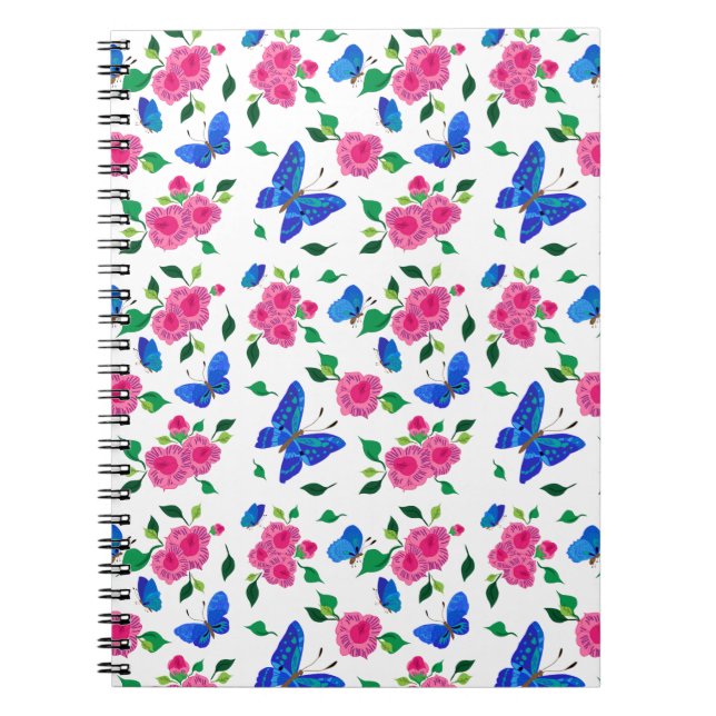 Cuaderno Butterflies and Roses (Frente)