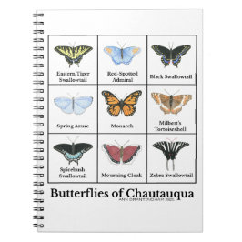 Cuaderno Butterflies of Chautauqua