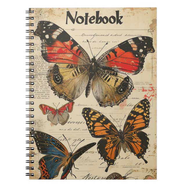 Cuaderno Butterflies Vintage (Frente)