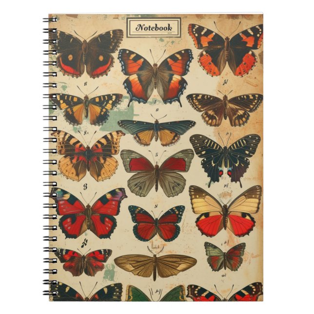 Cuaderno Butterflies Vintage (Frente)