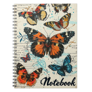 Cuaderno Butterflies Vintage