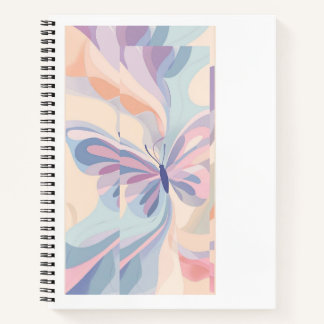 Cuaderno Butterfly Dreams Notebook – Soft Pastel Cover, Lin