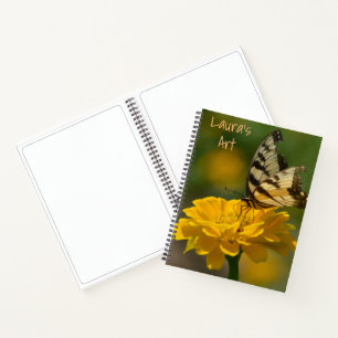 Cuaderno Butterly Zinnia Sketch