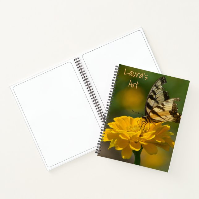 Cuaderno Butterly Zinnia Sketch (Interior)