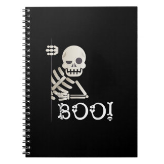 Cuaderno ¡Buuu! Esqueleto Oculto PeekaBoo Divertido Hallowe