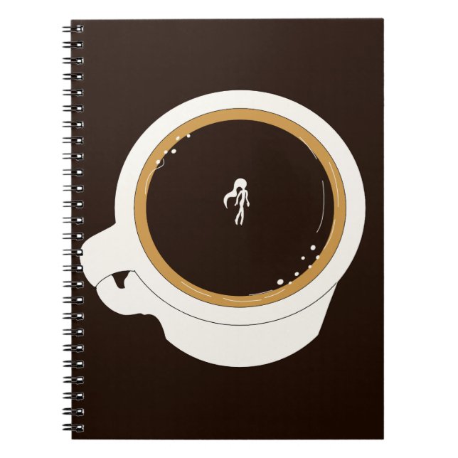 Cuaderno Buzo de Taza de Café (Frente)