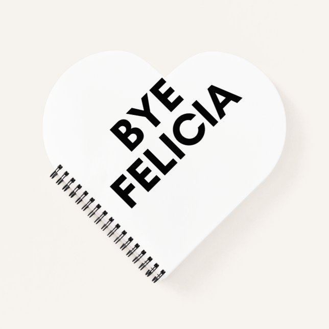 Cuaderno bye felicia (Anverso)