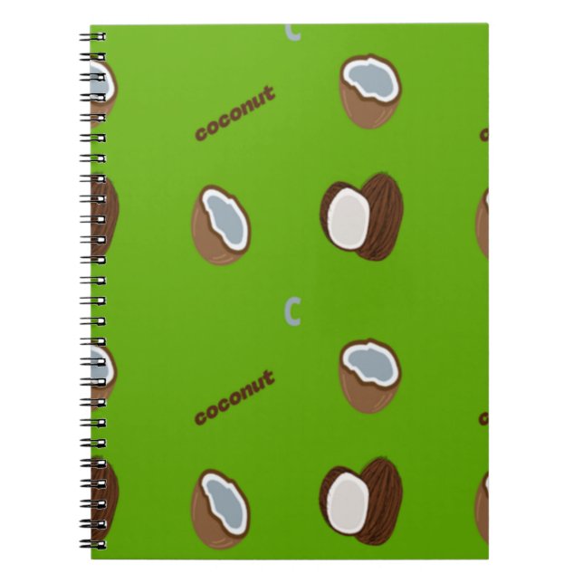Cuaderno C para verde de coco (Frente)