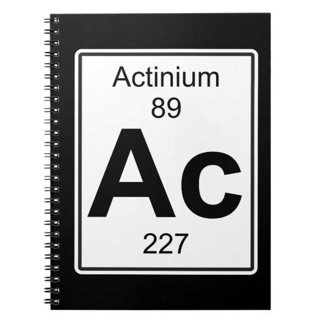Cuaderno CA - Actinio (Frente)