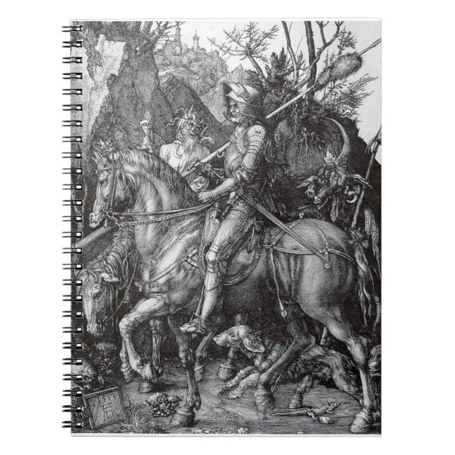 Cuaderno Caballero, muerte y el diablo - Albrecht Durer (Frente)